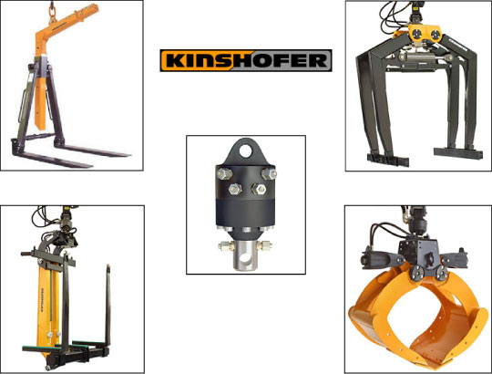 Kinshofer load handling equipment for truck cranes